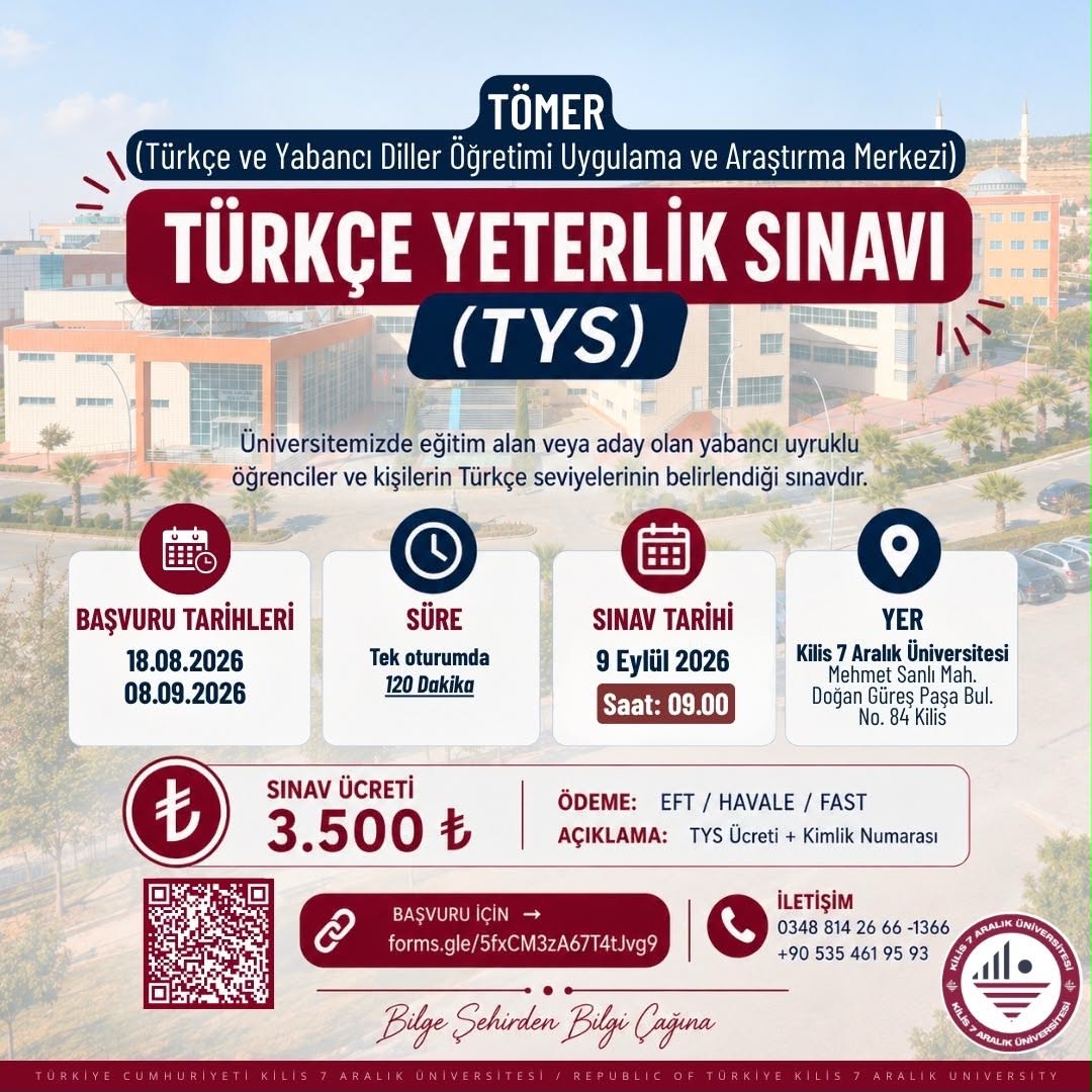 TÖMER Türkçe Yeterlilik Sınavı (TYS)