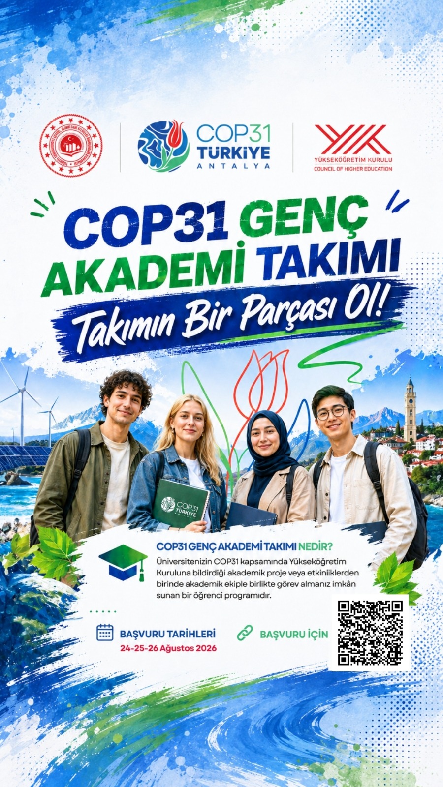 COP31 Genç Akademi Takımı Başvuru Duyurusu
