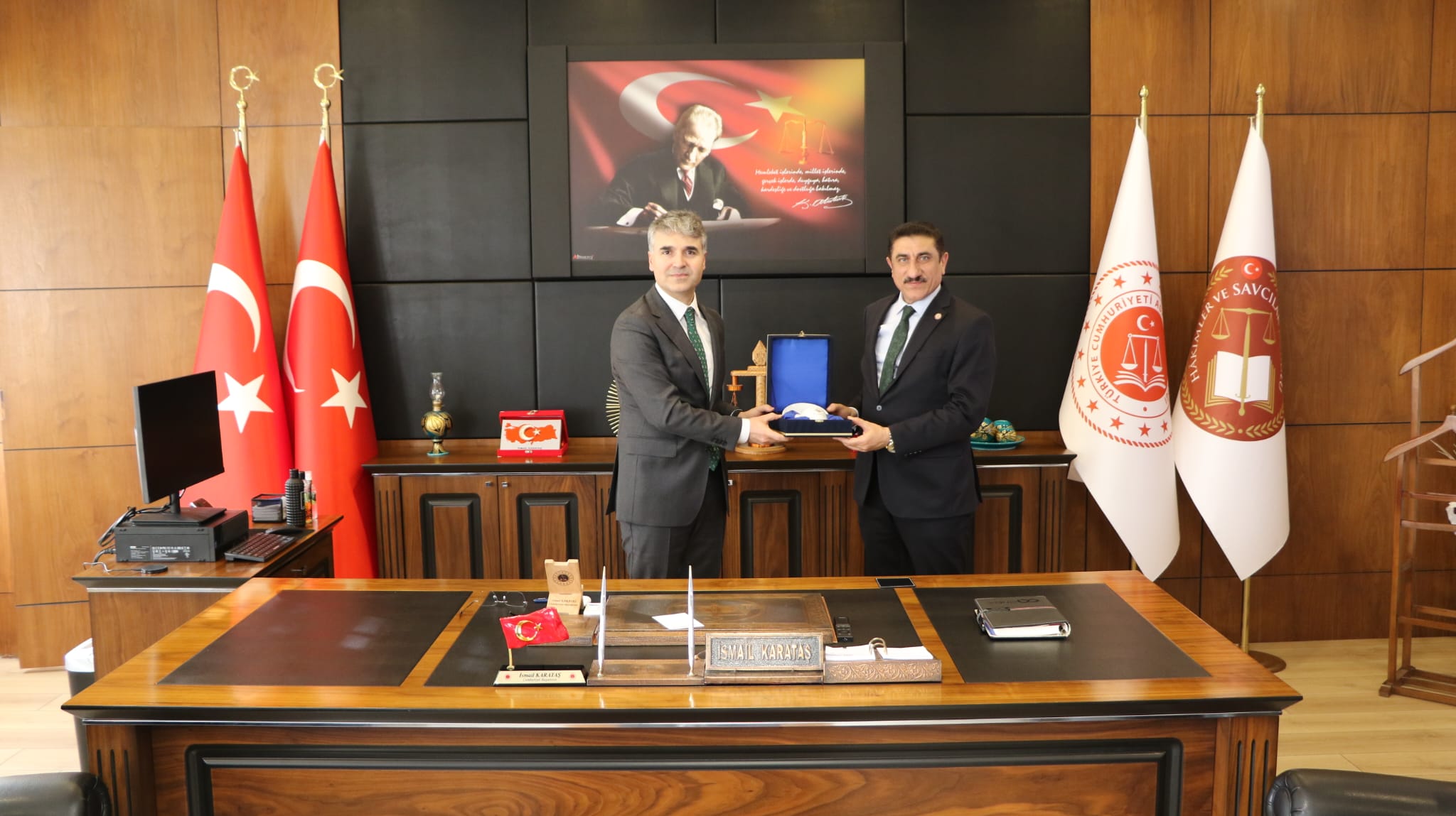 Rektörümüz Prof. Dr. Zekeriya Akman’dan Gaziantep Cumhuriyet Başsavcısı İsmail Karataş’a Ziyaret