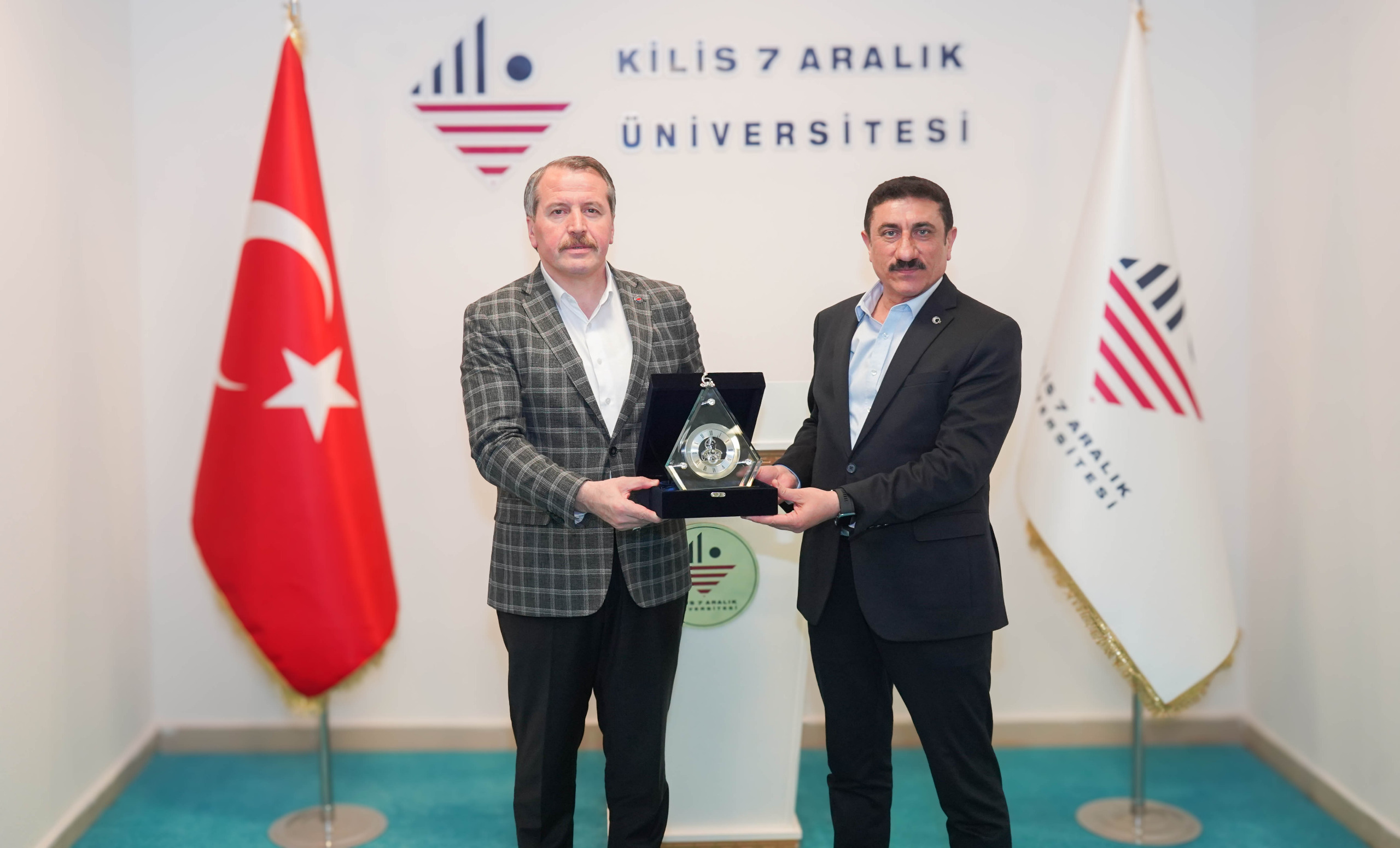 Memur-Sen Genel Başkanı Yalçın’dan, Rektörümüz Akman’a Ziyaret