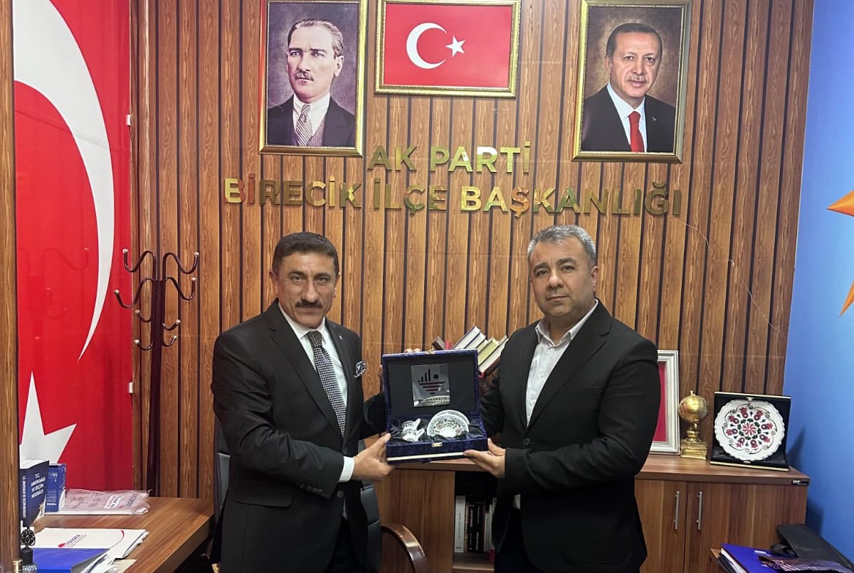 Rector Akman Pays a Courtesy Visit to AK Party Birecik District Chairman Açılan