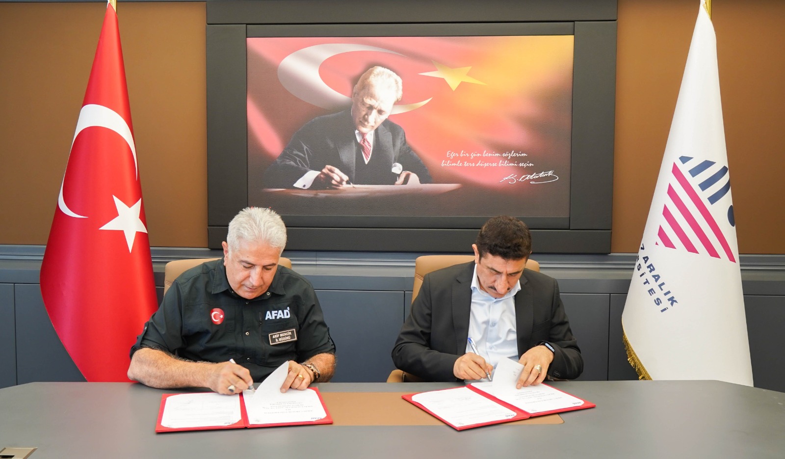 Cooperation Protocol Signed Between Our University and AFAD
