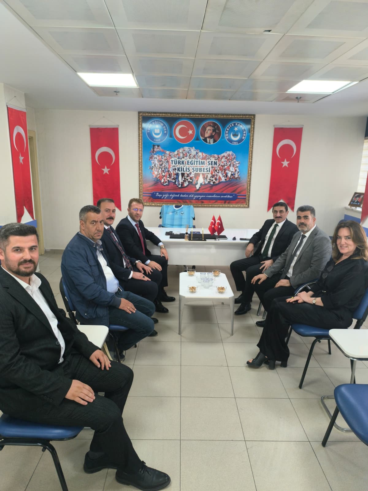 Rektörümüz Akman’dan Türk Eğitim-Sen Kilis Şube Başkanı Celkan’a Ziyaret