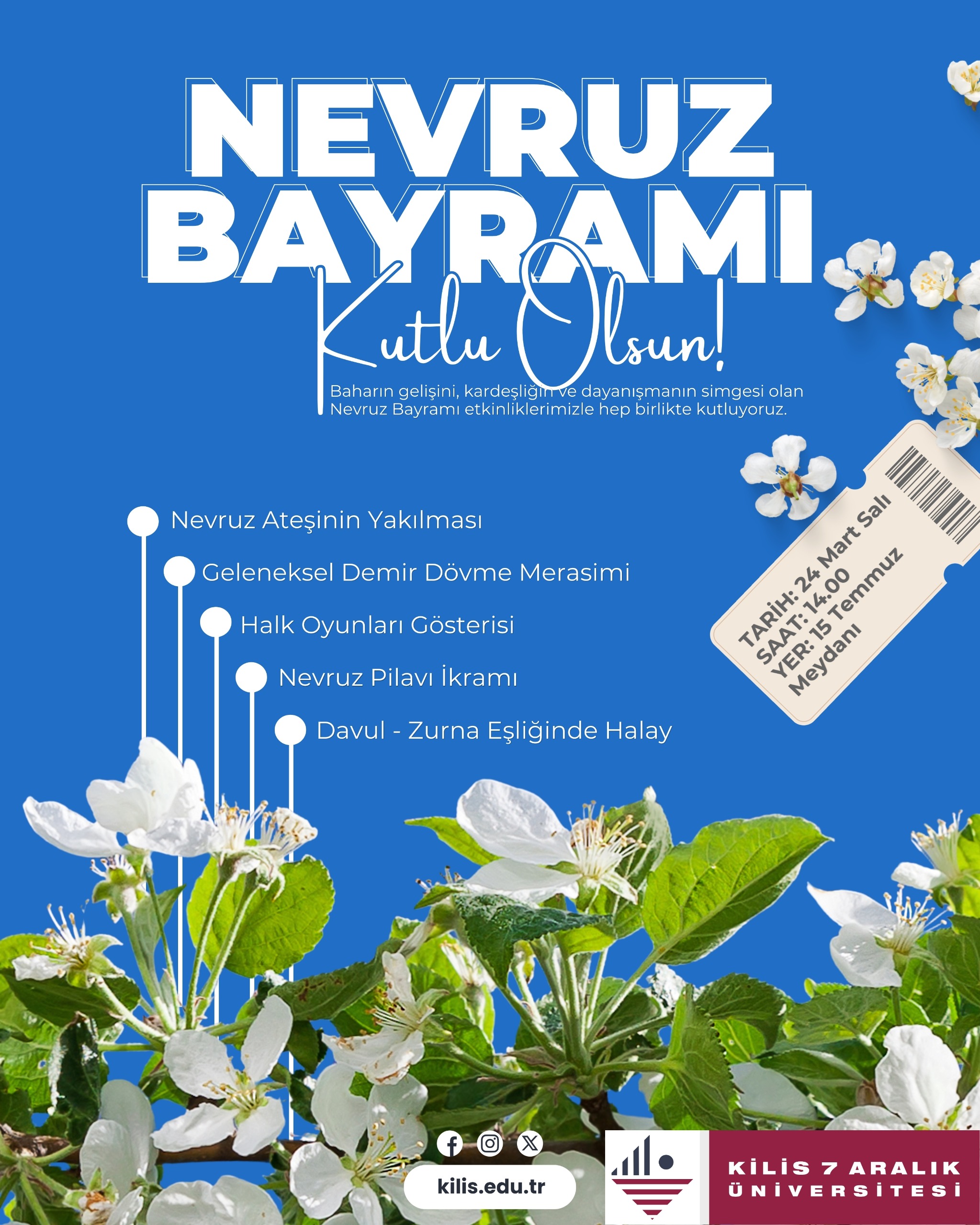 Nevruz Bayramı Kutlama Programı