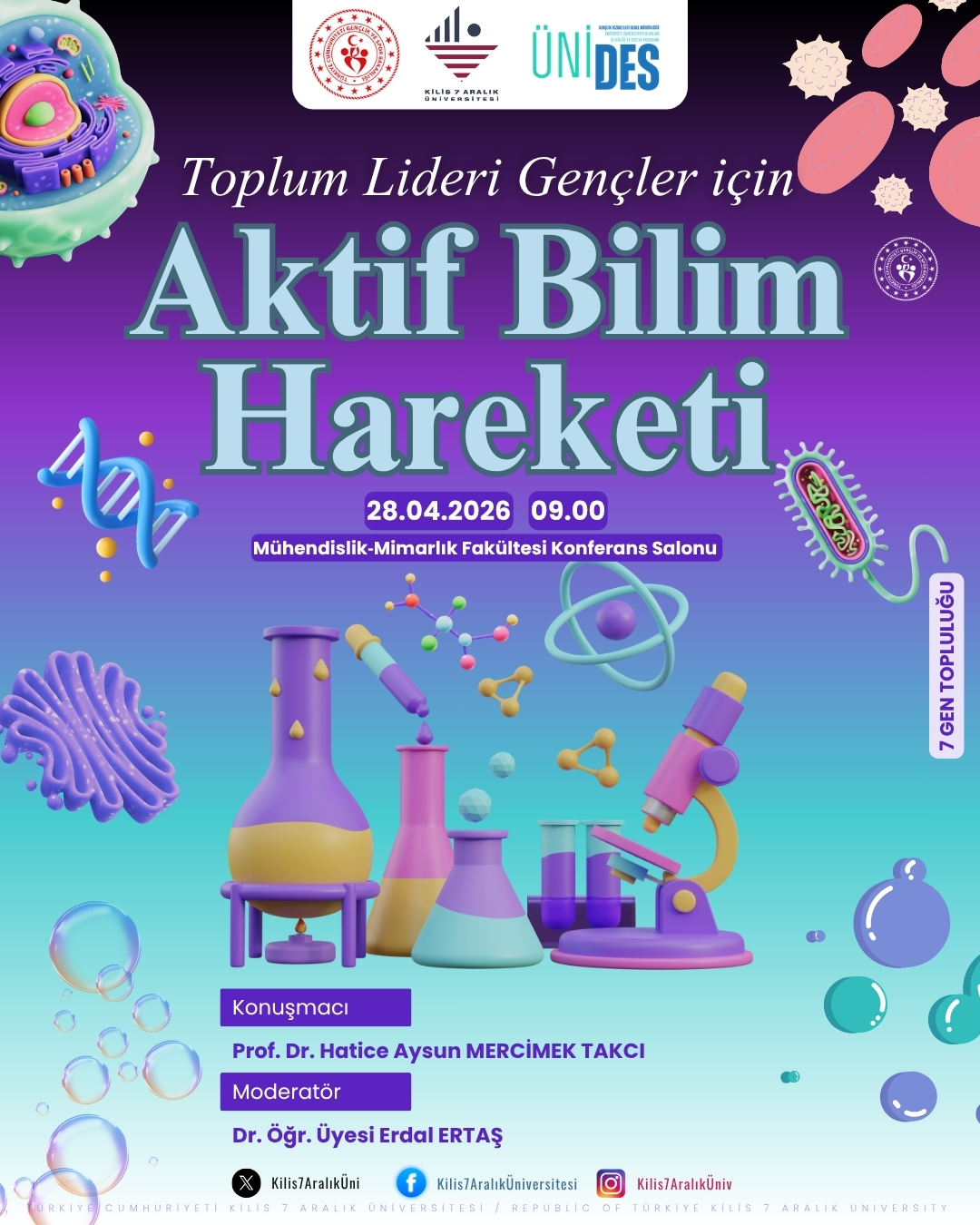 Toplum Lideri Gençler İçin: Aktif Bilim Harekatı