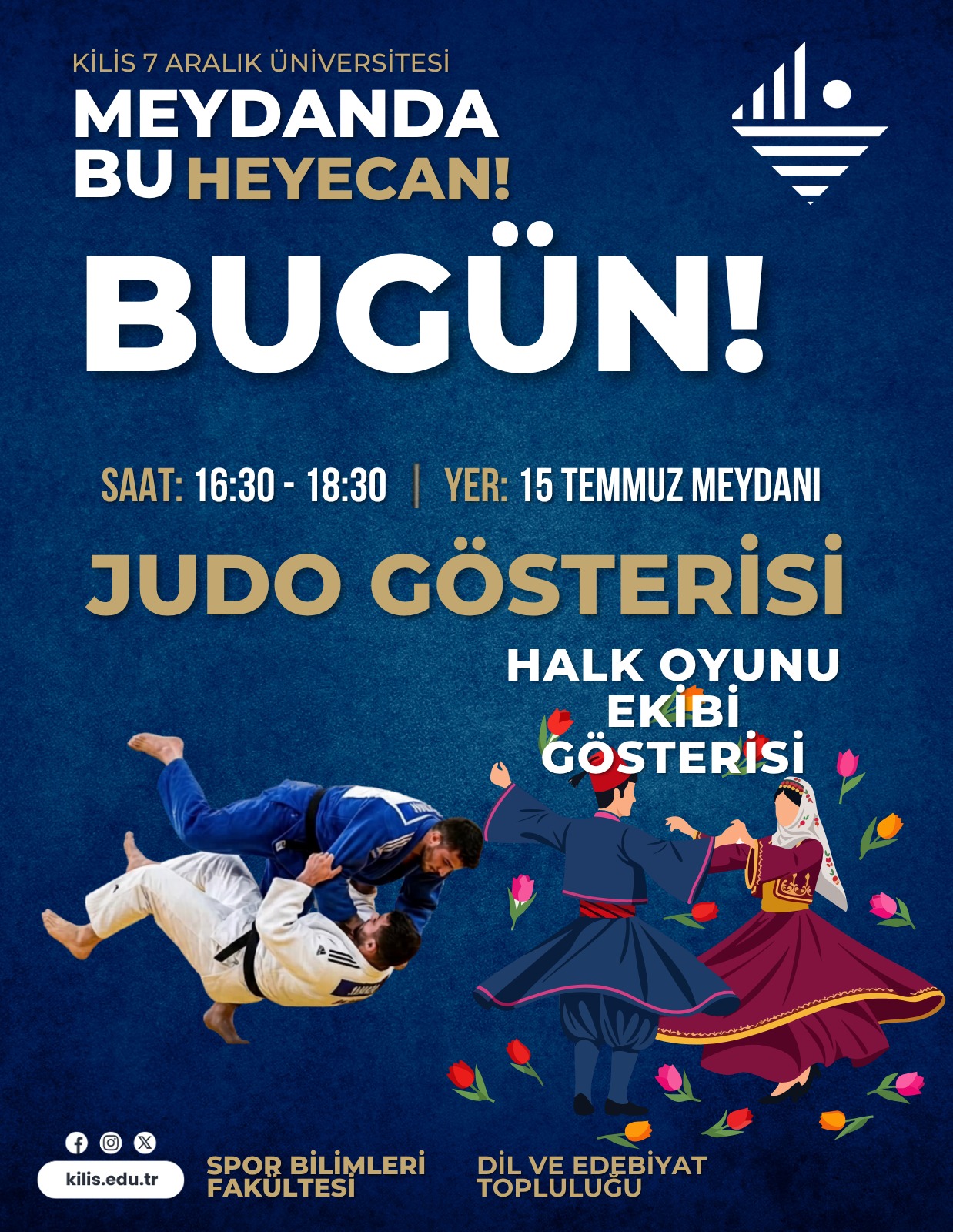 Judo ve Halk Oyunu Ekibi Gösterisi