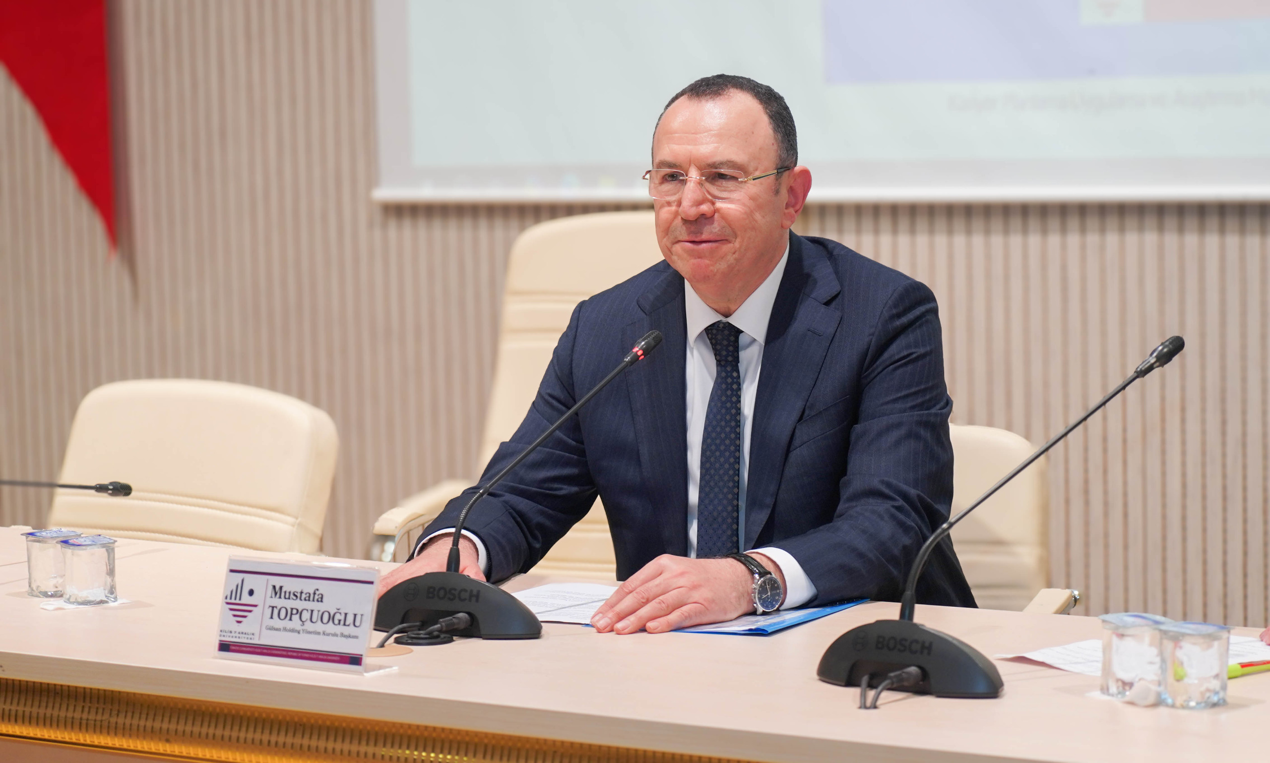 “Career Path” Talk Featuring Business Leader Mustafa Topçuoğlu Held at Our University