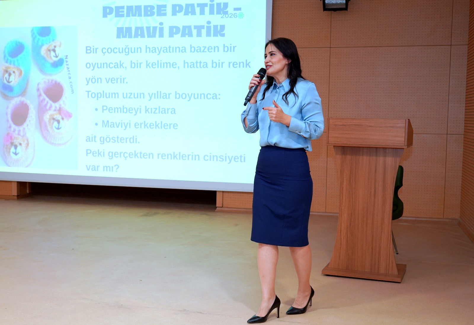 “Pink Booties, Blue Booties” Talk Held at Our University"