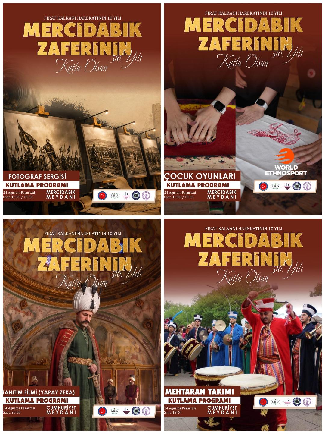 Fırat Kalkanı Harekatının 10. Yılı ve Mercidabık Zaferinin 510. Yılı Kutlama Etkinlikleri