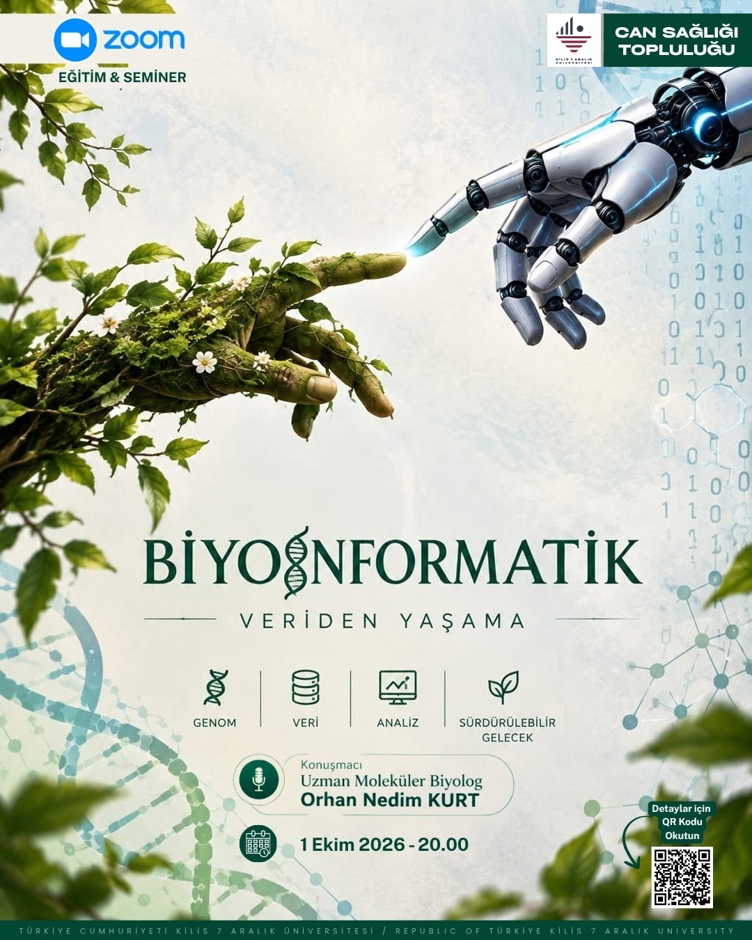 Biyoinformatik: Veriden Yaşama Semineri