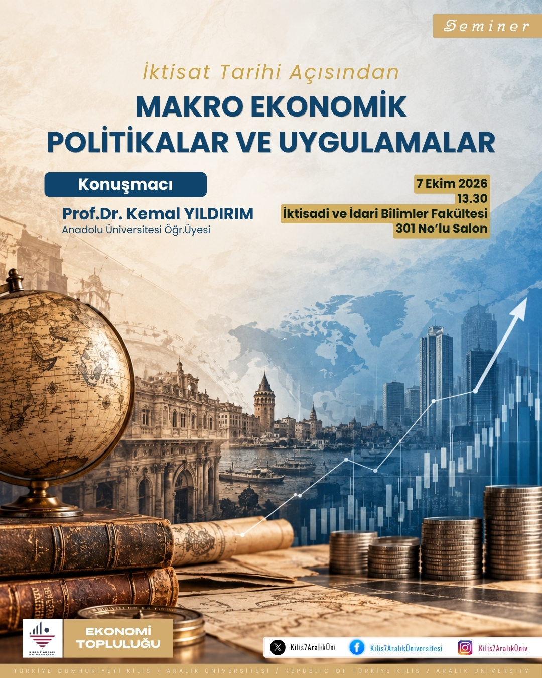 İktisat Tarihi Açısından Makro Ekonomik Politikalar ve Uygulamalar Semineri
