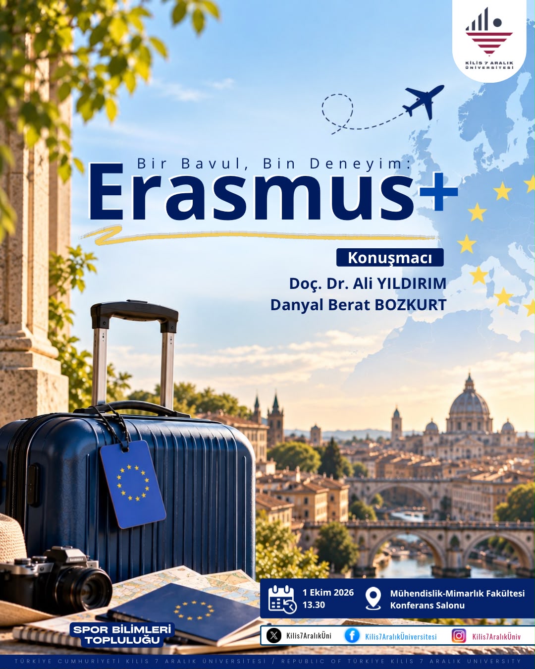 Bir Bavul, Bin Deneyim: Erasmus Bilgilendirme Semineri