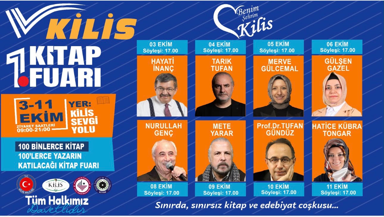 Kilis 1. Kitap Fuarı Kapılarını Açıyor