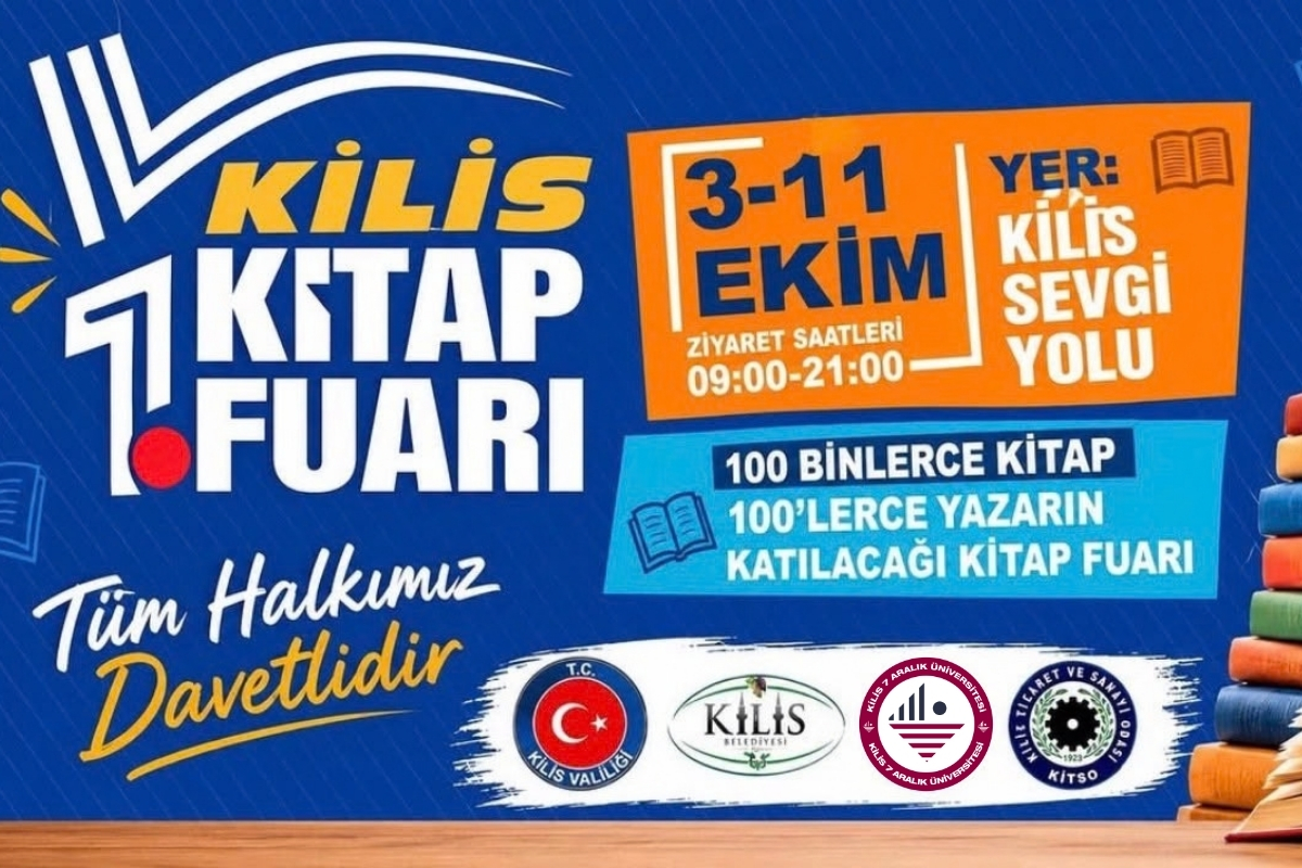 1. Kilis Kitap Fuarı: Program Akışı