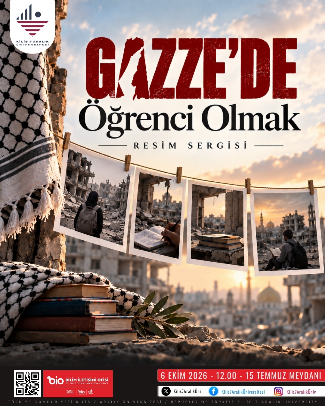 Gazze'de Öğrenci Olmak: Resim Sergisi