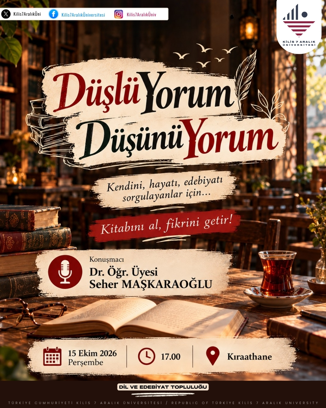 Düşlü Yorum Düşünü Yorum: Kitap Yorumlaması