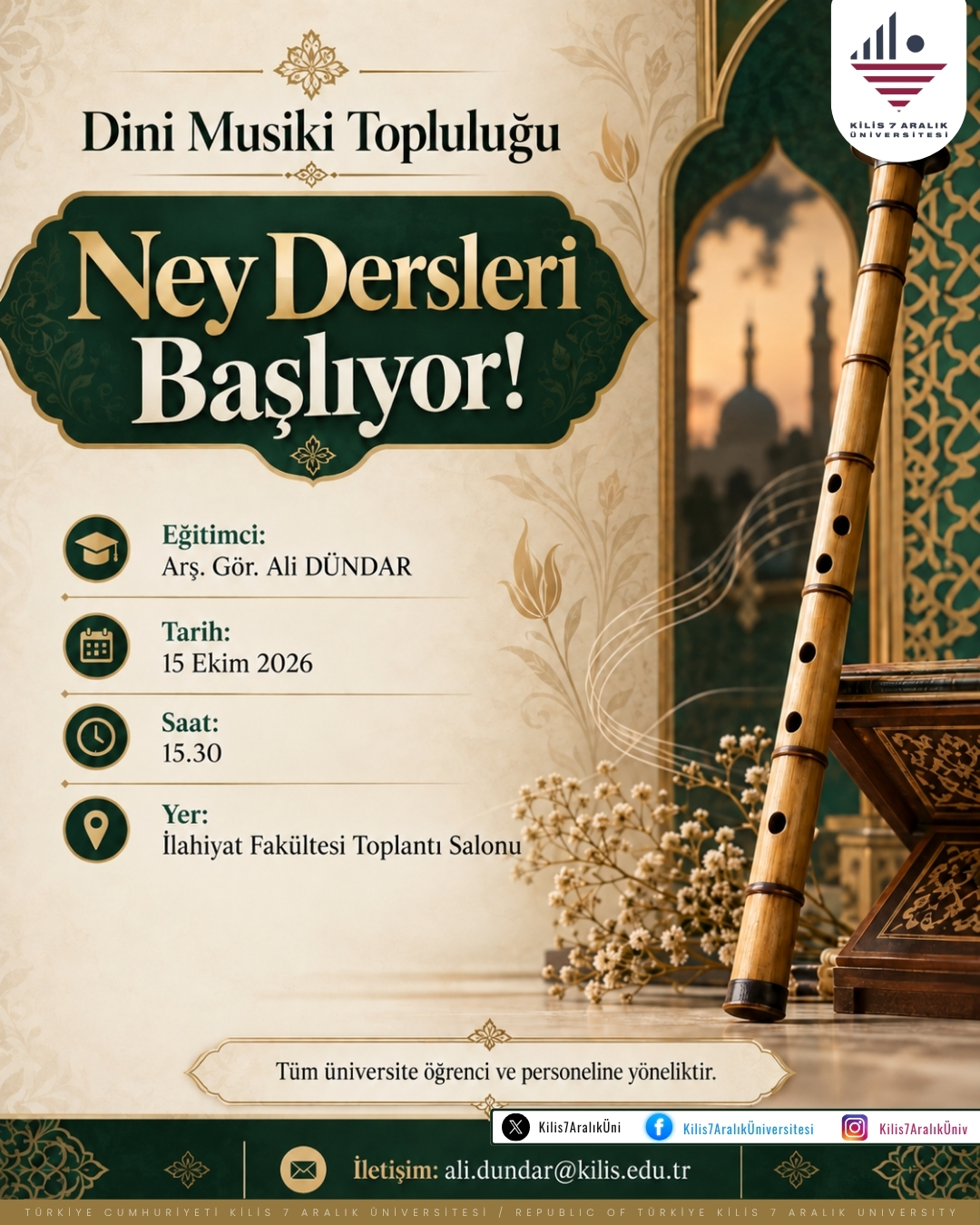 Ney Dersleri Eğitimi
