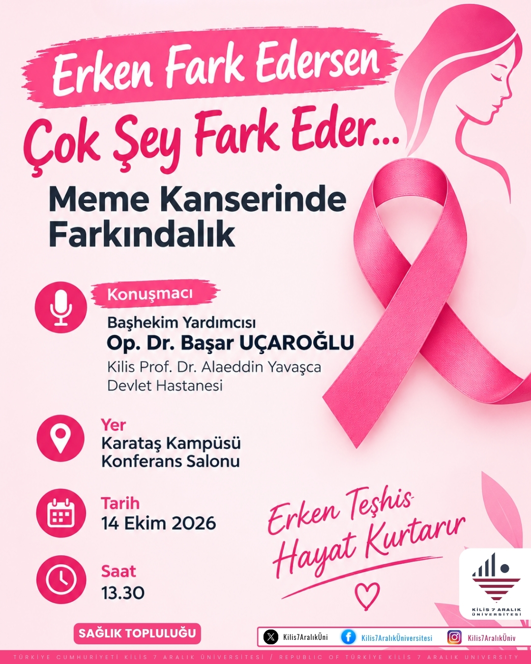 Erken Fark Edersen Çok Şey Fark Eder: Meme Kanserinde Farkındalık Konferansı