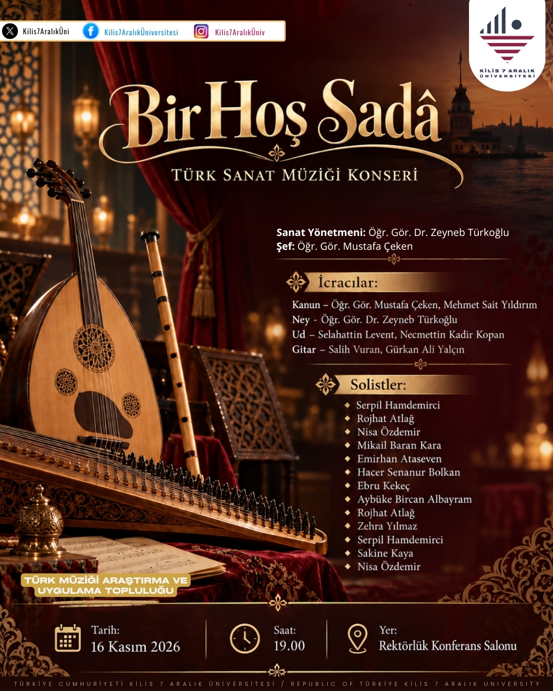 Bir Hoş Sadâ: Türk Sanat Müziği Konseri