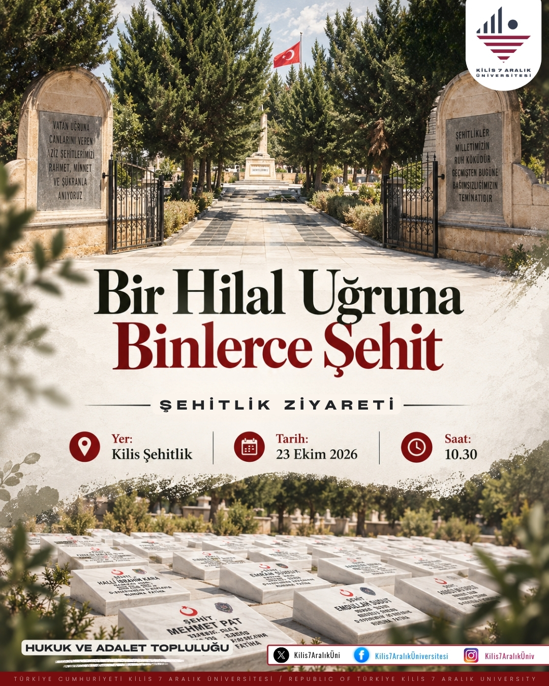 Bir Hilal Uğruna Binlerce Şehit: Şehitlik Ziyareti