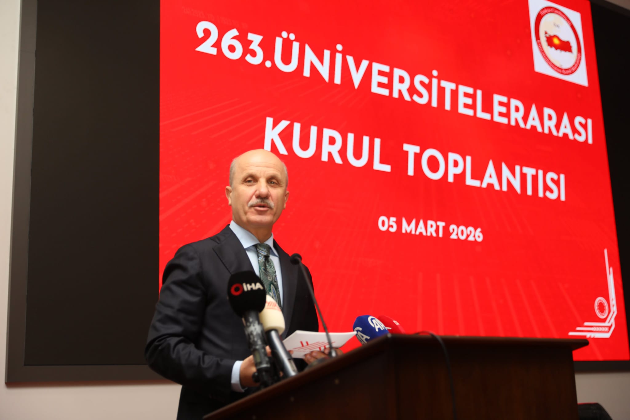 Rektörümüz Prof. Dr. Zekeriya Akman Üniversitelerarası Kurul Toplantısı’na Katıldı